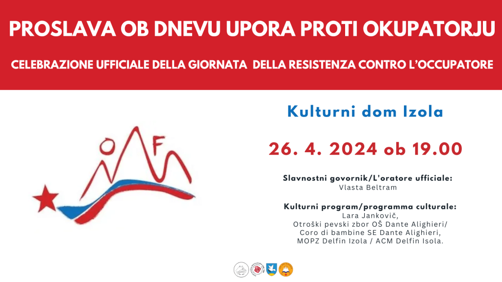 PROSLAVA OB DNEVU UPORA PROTI OKUPATORJU V IZOLI