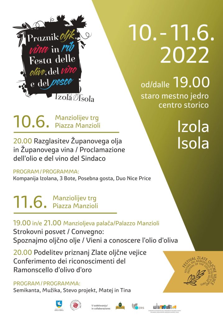 “Spoznajmo oljčno olje” – vodena degustacija