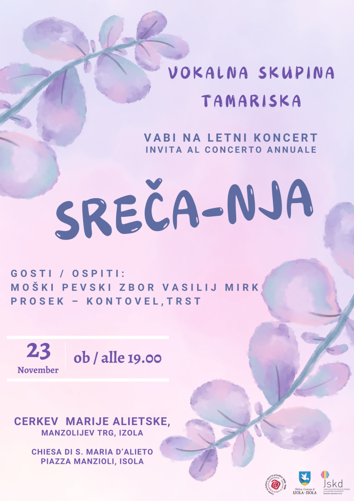 SREČA-NJA // LETNI KONCERT VOKALNE SKUPINE TAMARISKA