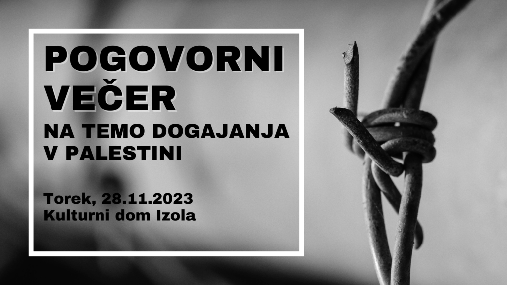 PALESTINA – Pogovorni večer