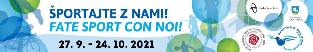 Športajte z nami! Dnevi odprtih vrat