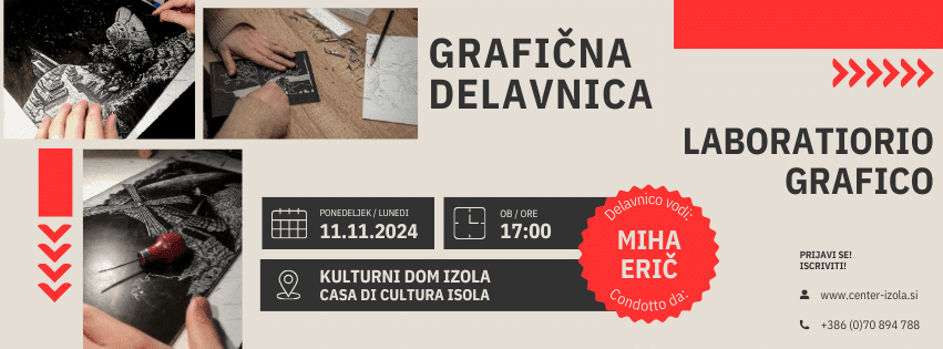 DELAVNICA UMETNIŠKE GRAFIKE Z MIHO ERIČEM