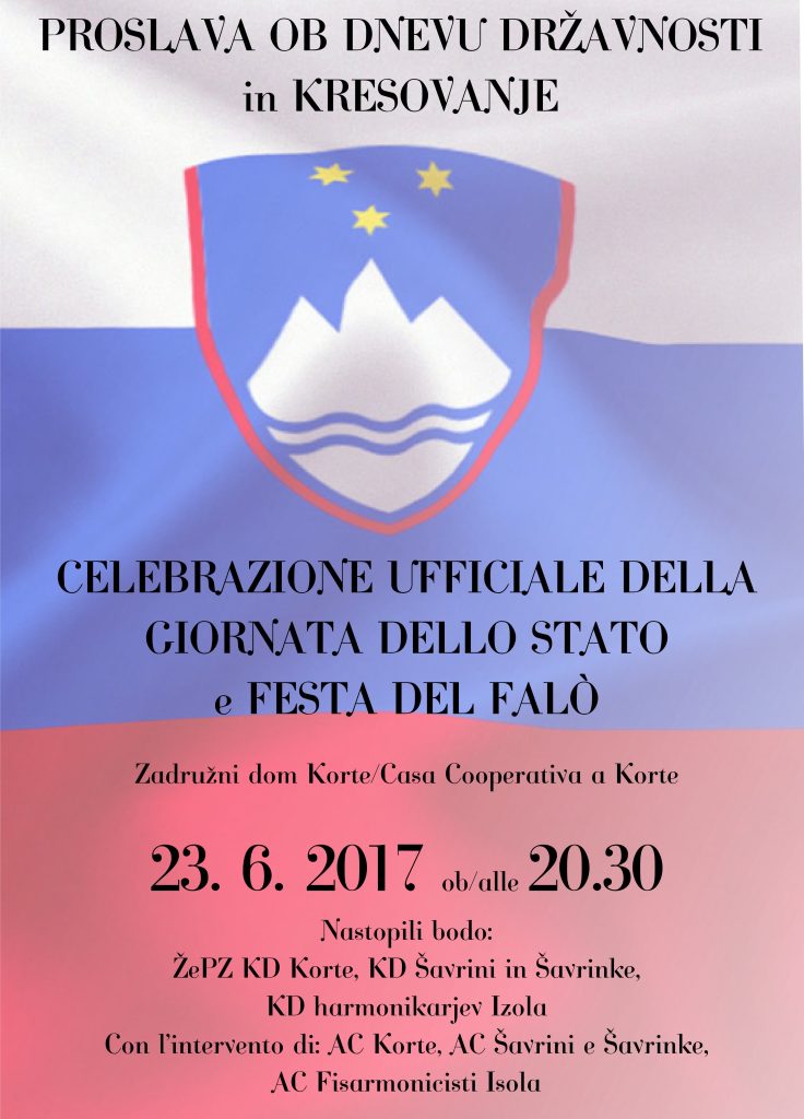 PROSLAVA OB DNEVU DRŽAVNOSTI IN KRESOVANJE