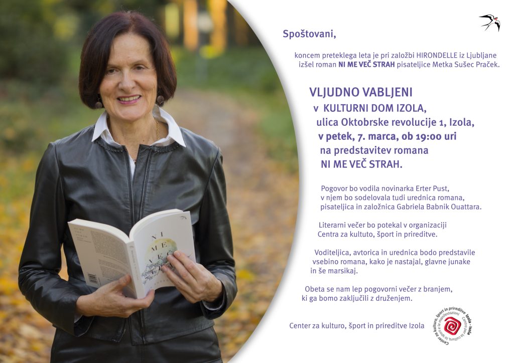 POGOVORNI VEČER: Metka Sušec Praček