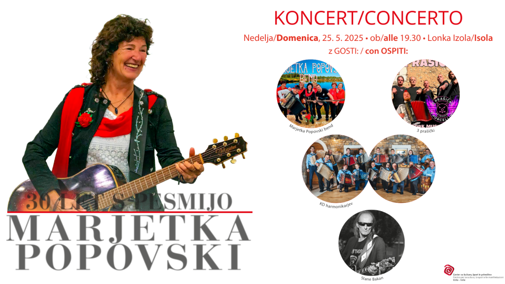30 LET S PESMIJO – KONCERT MARJETKE POPOVSKI
