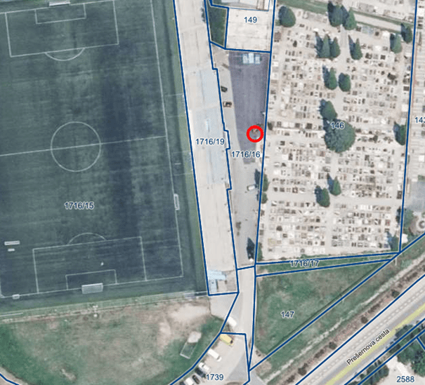 Obvestilo – onemogočen dostop do parkirišča med pokopališčem in Mestnim stadionom Izola