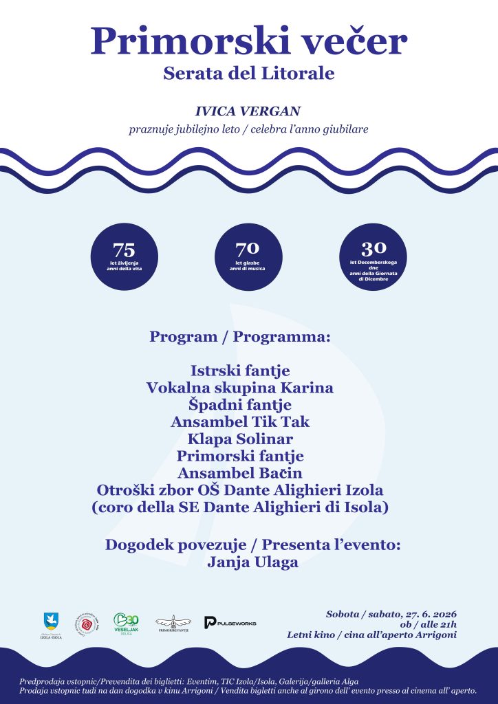 PRIMORSKI VEČER – Jubilejni večer Ivice Vergan