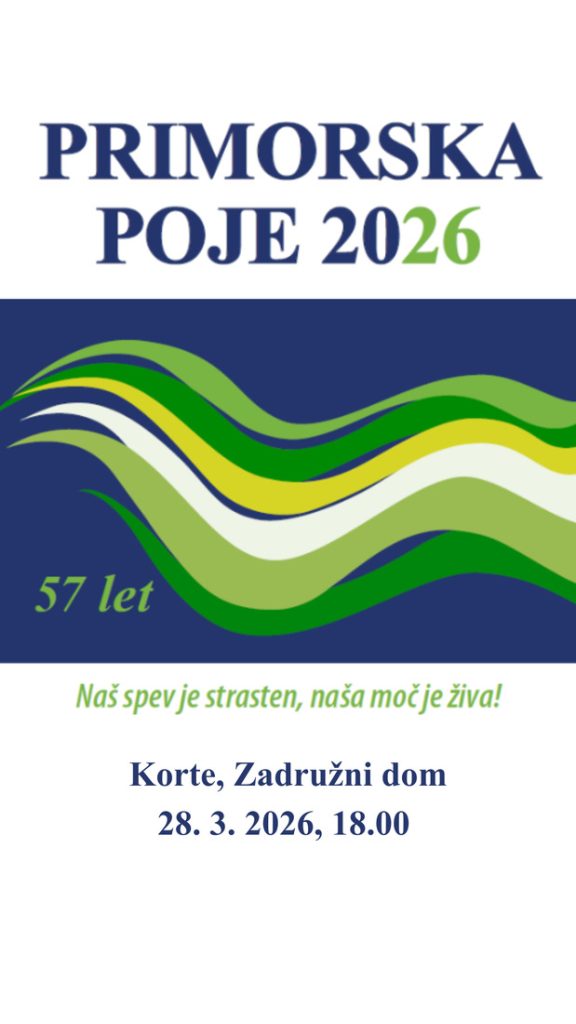 Primorska poje 2026 – koncert v Kortah